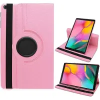 Ntech Hoesje Geschikt Voor Samsung Galaxy tab s6 lite 2024 hoes Licht Roze Draaibare Hoesje Case Cover tablethoes - Tab s6 lite hoes 2020 / 2022 360 Hoes bookcase