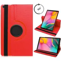 Ntech Hoes Geschikt voor Samsung Galaxy Tab S6 lite (2022 / 2021) Hoes - 360 graden draaibare tablethoes - Rood