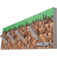 Minecraft kapstok - 45 x 13 x 1.5 cm - Voor fans - Praktisch - minecraft speelgoed - Movie - Merchandise