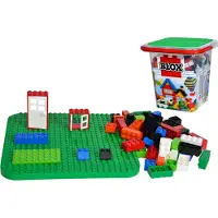 Sonstige Verlage BLOX bouwstenen - 500 delig | City | classic bouwstenen | combineer met Legobouwstenen | wegen | stad | Geschikt voor LEGO bouwplaat | Geschikt voor Lego