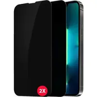 Ntech Screenprotector Geschikt voor iPhone 13 pro max Privacy Screenprotector tempered glass 2 Pack