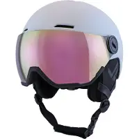 Slokker Zero Pro Skihelm Met Vizier | White Soft Touch | Revo Red Mirror Cat. 3 | Maat: 59 - 62 cm