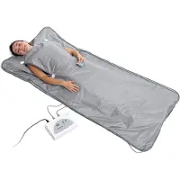 Dd Infrarood Deken - Sauna Deken - Elektrische Deken - 179x79x2cm - Grijs