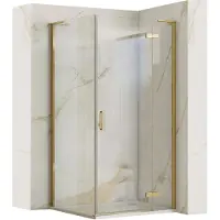 REA Cabine De Douche Hugo 90x90 Gold Brush
