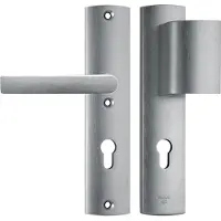 Axa | Veiligheidsbeslag Curve duwer+krukBlok | PC72 | 242x52x13 | Alu