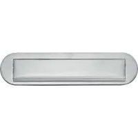 Artitec Brievenbus Briefplaat ovaal Mi Satori antiek chroom mat