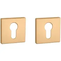Aprile | Premium Profielcilinder rozet | 52x52x7mm | Goud mat