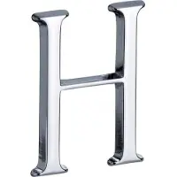 Artitec Mi Satori Huisletter Roman 50mm-H glans chroom