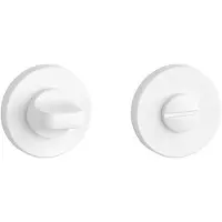 Aprile Premium WC garnituur rozet Ø52x7mm Mat Wit Toilet Rozet