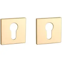 Aprile | Prestige Profielcilinder rozet | 52x52x5mm | Goud gepolijst