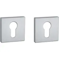 Aprile | Premium Profielcilinder rozet | 52x52x7mm | Chroom mat