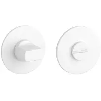 STERK | WC-garnituur OVAL 1712 | Ultra dun | 3mm | Wit