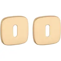 STILE APRILE Sleutelrozet Afgerond Mat Goud 53x53x7mm
