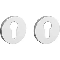 Aprile Comfort Profielcilinder rozet Ø53x7mm Chroom gepolijst Rozetten