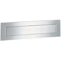 Hardbrass Serafini Briefplaat Binnenverend Roestvaststaal 400x80mm