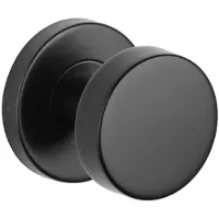 STERK | Deurknop OVAL 1705 | Mat zwart | Vast