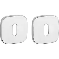STILE APRILE Sleutelrozet Afgerond Chroom Gepolijst 53x53x7mm