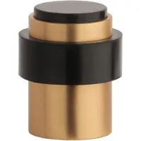 Aprile deurstopper vloer én wand Ø35×43 mm mat goud