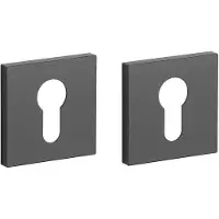 STILE | Cilinderrozetten | 53x53x7mm | Zwart