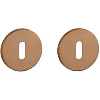 Aprile Sleutel rozet rond 52X5mm mat koper