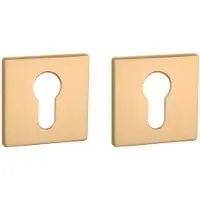 Aprile | Prestige Profielcilinder rozet | 52x52x5mm | Goud Mat