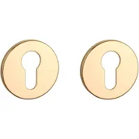 Aprile Prestige Profielcilinder rozet Ø52x5mm goud gepolijst Rozetten