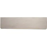 Hardbrass Serafini Briefplaat Rechthoek Roestvaststaal 325x80mm