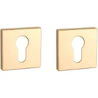 Aprile | Premium Profielcilinder rozet | 52x52x7mm | Goud gepolijst