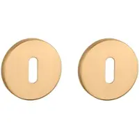 Aprile Sleutel rozet rond 52X7mm Goud satijn
