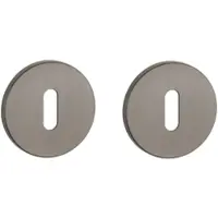 Aprile Sleutel rozet rond 52X5mm grafiet