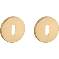Aprile Comfort Rond Sleutelrozet Ø53x7mm goud satiné Rozetten