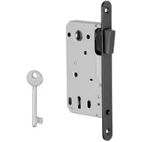 Aprile Woningbouw Magneetslot 2867 – sleutel 90mm – mat zwart