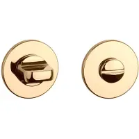 Enger Prestige WC garnituur rozet Ø52x5mm goud gepolijst Toilet Rozet
