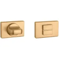 Aprile Toiletgarnituur rechthoek 50X33X7mm Goud satijn