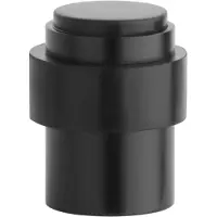 Aprile deurstopper vloer én wand Ø35×43 mm zwart