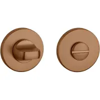 Aprile Premium WC garnituur rozet Ø52x7mm mat koper PVD Toilet Rozet