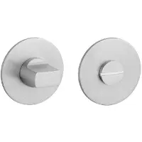 STERK | WC garnituur OVAL 1712 | Ultra dun | 3mm | RVS