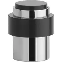 Aprile deurstopper vloer én wand Ø35×43 mm Chroom gepolijst