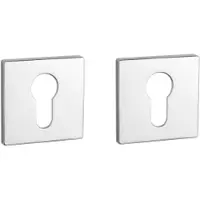 Aprile | Prestige Profielcilinder rozet | 52x52x5mm | Chroom gepolijst