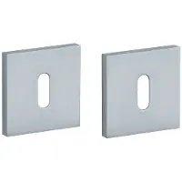 STILE | Sleutelrozetten | 53x53x7mm | Mat Chroom