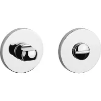 Aprile Comfort WC garnituur rozet 7mm Ø53mm Chroom gepolijst Toilet Rozet