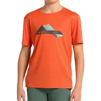 +8000 Hule T-shirt Met Korte Mouwen Oranje 10 Years Jongen