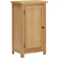 vidaXL Kast 45x32x85 cm massief eikenhout