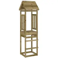vidaXL Speeltoren 52,5x46,5x206,5 cm geïmpregneerd grenenhout