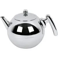 Bredemeijer Theepot Bredemeijer Duet Bella Ronde Vlak Chroom Beslag 1,2 L