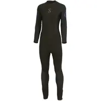 SCUBAPRO Oneflex Steamer B-zip Woman 3 Mm Duikpak Zwart S Vrouw