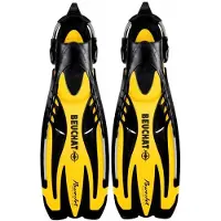 BEUCHAT Power Jet Ressort Junior Diving Fins Geel EU 44-45 Kinderen