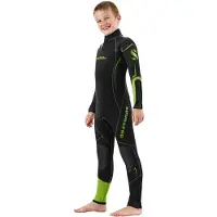 SCUBAPRO Rebel 6/5 Mm Junior Freediving Wetsuit Zwart XL Kinderen