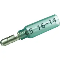 Seachoice Ale Insulated Heat Shrink Bullet Terminal 16-14 M 25 Units Goud 4.57 mm
