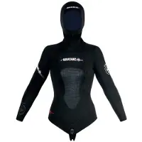 BEUCHAT Athena 7 Mm Woman Spearfishing Jacket Zwart XL Vrouw